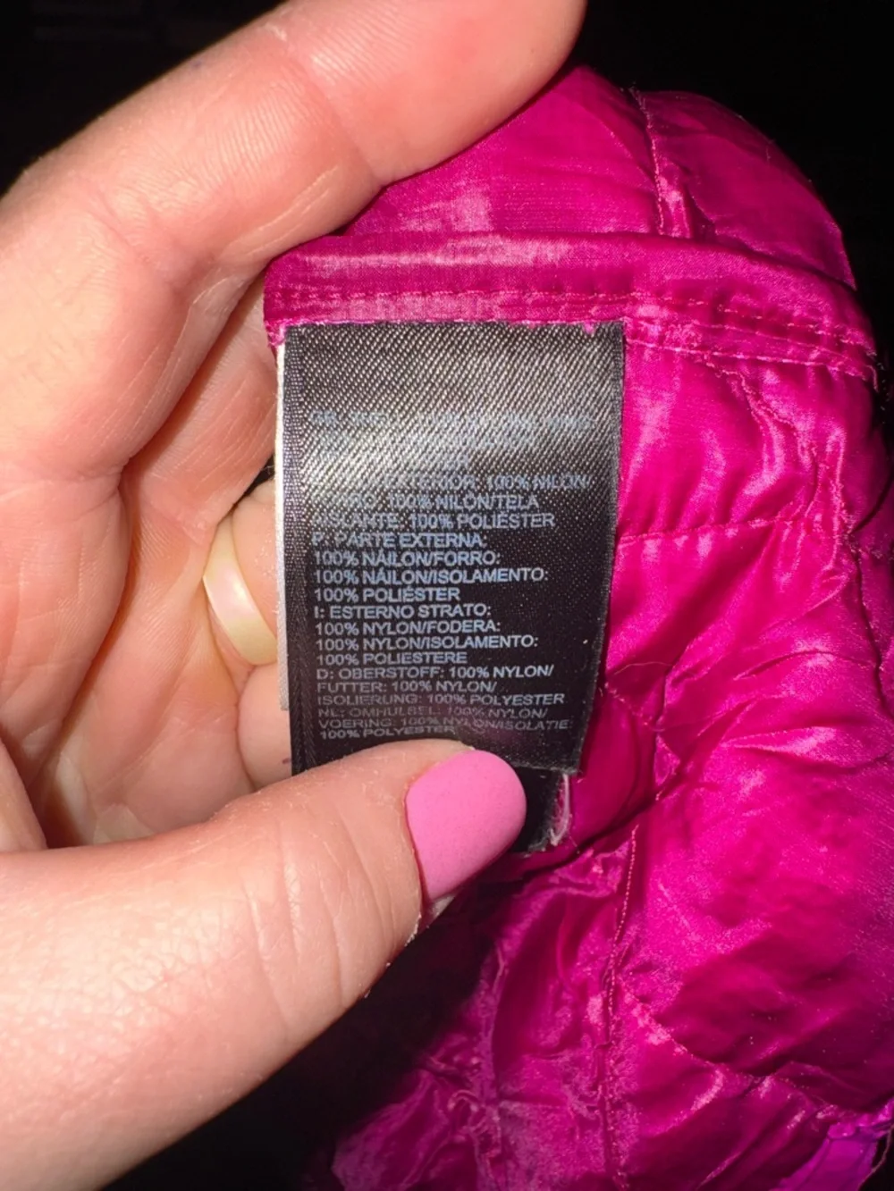Women's Hot Pink Lightweight Hooded Puffer Jacket - Picture 5 of 9